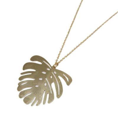 Gold Tropical Necklace