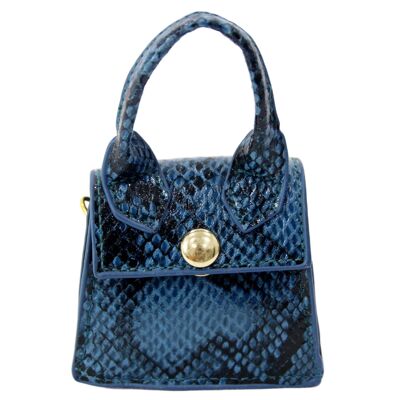 Blue Snake Super Mini Bag