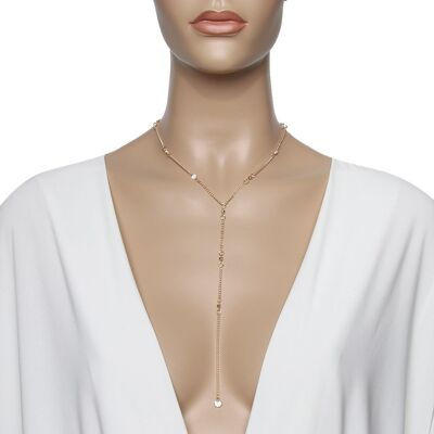 Diamante Plunge Necklace