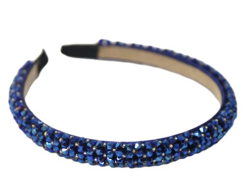 Dark Blue Tiny Beads Headbands