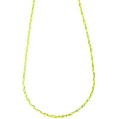 Neon Yellow Coated Sunglasses Chain