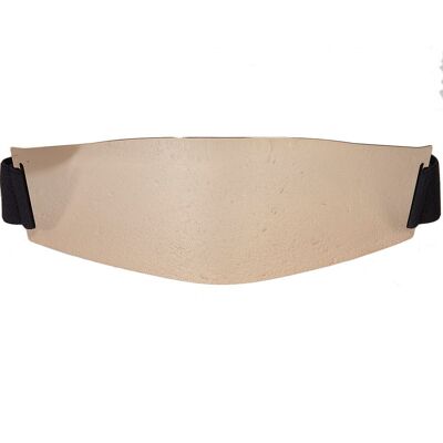 Gold Plate Mirror Elastic Belt