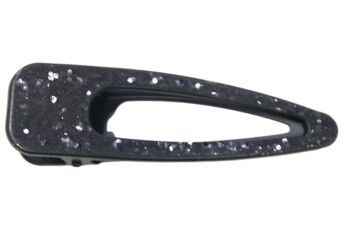 Barrette noire à paillettes