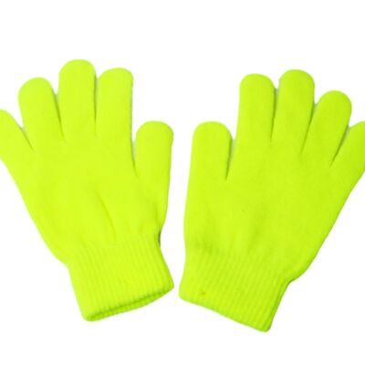 Neonfarbene magische Handschuhe