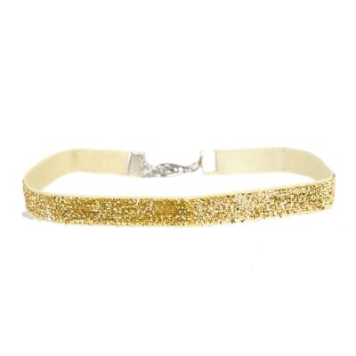 Gold 1cm Tinsel Choker