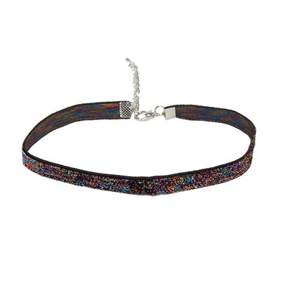 Multi 1cm Tinsel Choker