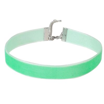 Mint 1.5 cm Velvet Choker