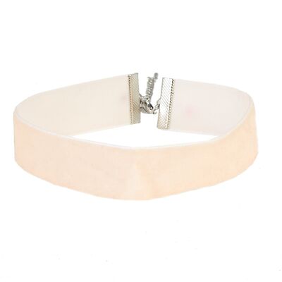 Pink 1.5cm Velvet choker