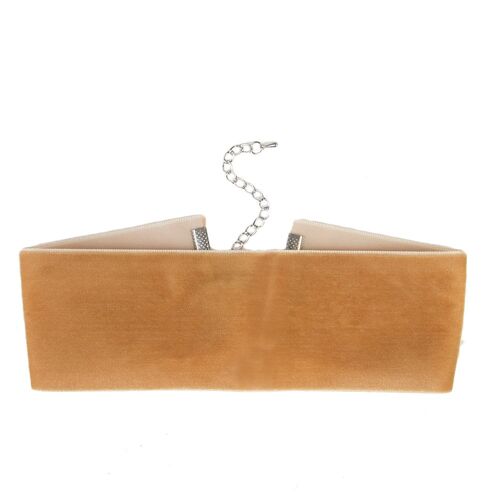 Tan Velvet choker 5cm