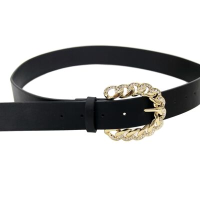 Diamante Chain Buckle Belt