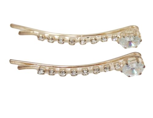 Diamante Hair Slide - ONE SIZE - ROSE GOLD - METAL ALLOY