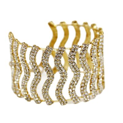 Diamante cuff bracelet