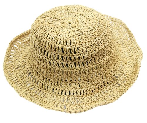 Straw Weave Bucket Hat