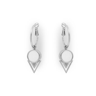 Azalée - Boucles d’oreilles - Argent