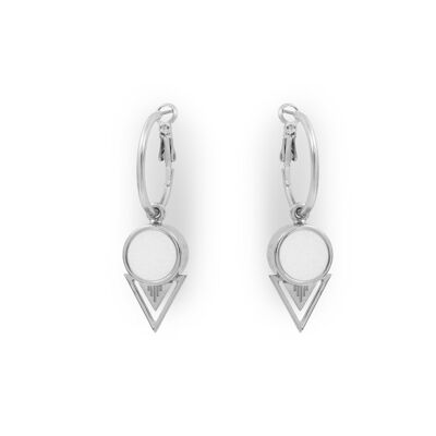Azalée - Earrings - Silver