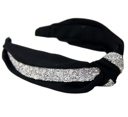 Poly Headband With Glitters