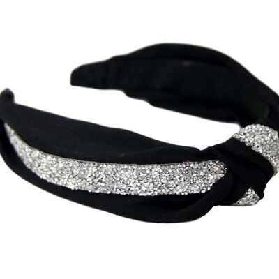 Poly Headband With Glitters