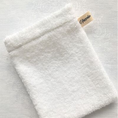 Détente - White terrycloth washcloth