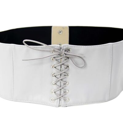 Soft Faux Leather Corset Inspired Belt