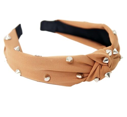 Tan Stud Headband