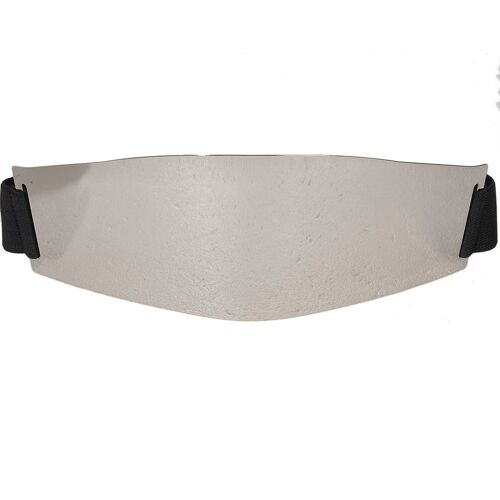 Black Plate Mirror Elastic Belt