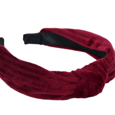 Ribbed Velvet Knot Headband