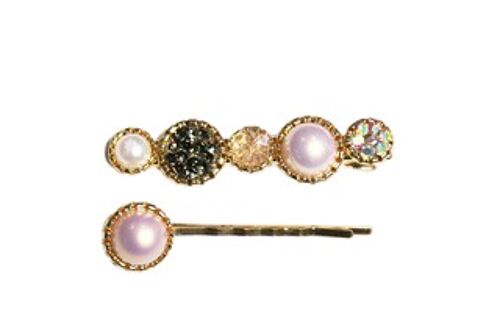 Diamond Pearl Hair Slide