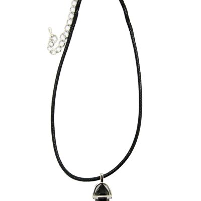PU Choker with Crystal Detail