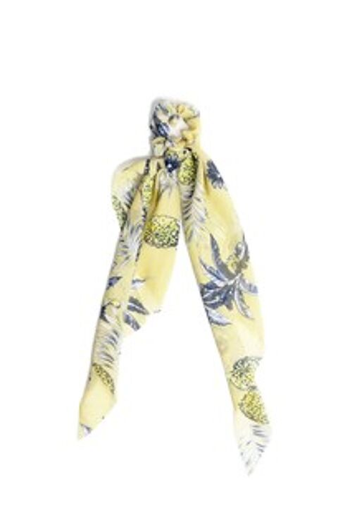 Long Scrunchie Pineapple Print