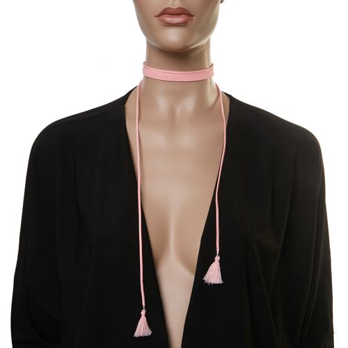 Sudette Wrapped Tassel Choker