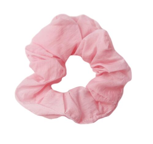 Pink Lightweight Hair Scrunchie