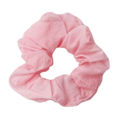 Scrunchie per capelli rosa leggero