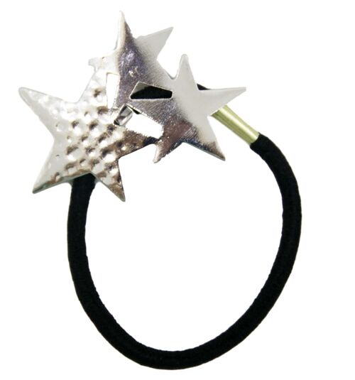 Hair Tie with Metallic  Stars