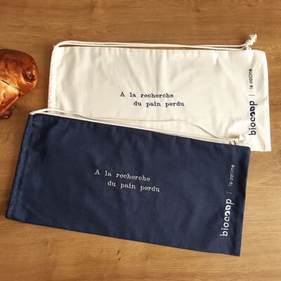 Croustillant - Ecru poplin baguette bag