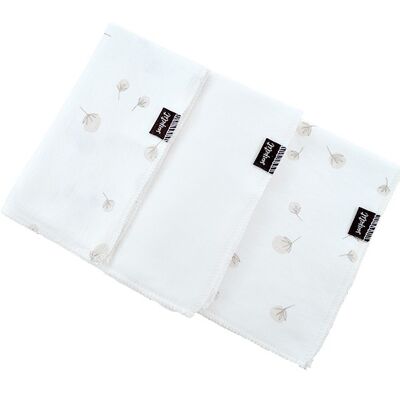 Pack of 3 wipes: COTTON print