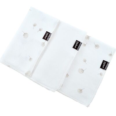 Pack of 3 wipes: COTTON print