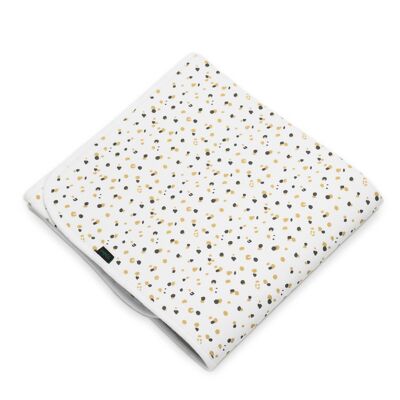 Printed baby blanket LEO BEIGE