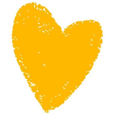 mini tarjeta, tiza corazón amarillo (SKU: 64455548)