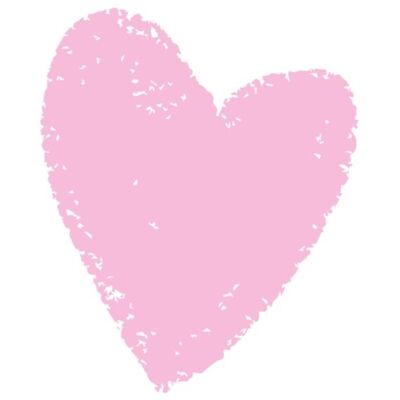 mini tarjeta, tiza corazón rosa (SKU: 64363691)