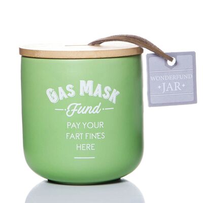 'Gas Mask Fund' Wonderfund Saver Jar
