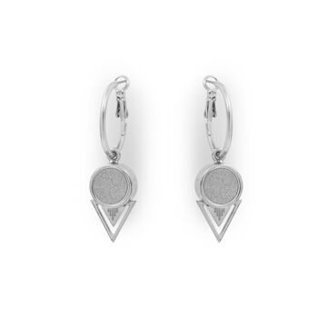 Azalée - Boucles d’oreilles - Argent /G 1