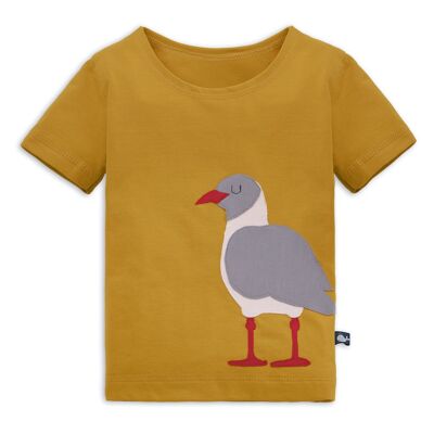 Kinder T-Shirt mit Möwe - 128/134