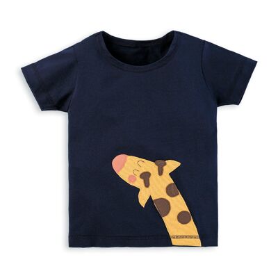 Kinder T-Shirt mit Giraffe - 92/98