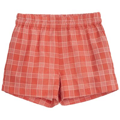 Sommer Shorts - Berry Checks - 128/134