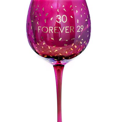 'Age 30' Opulent Wine Glass