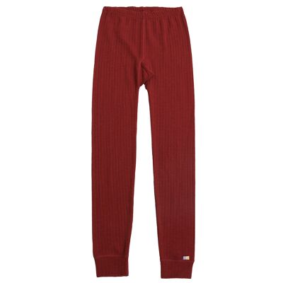 Leggings aus Merinowolle Rot - Joha