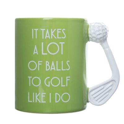 'It Takes A Lot Of Balls' Golf Mug