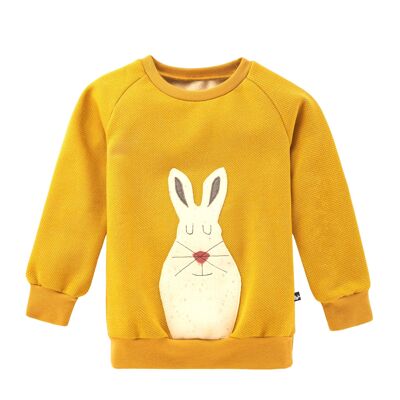 Kinder Sweatshirt Schneehase - 104/110