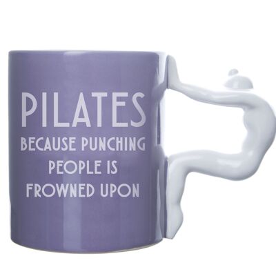 'Punching People' Pilates Mug