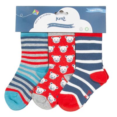 Baby Socken von Kite - Streifen Socken (3er Pack)